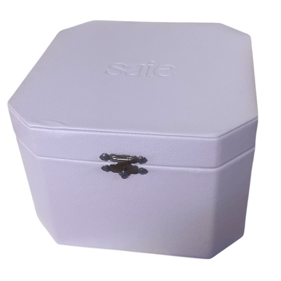 Saie Exclusive Lavender Jewelry Box + Dust Bag 🌸✨Brand New$200